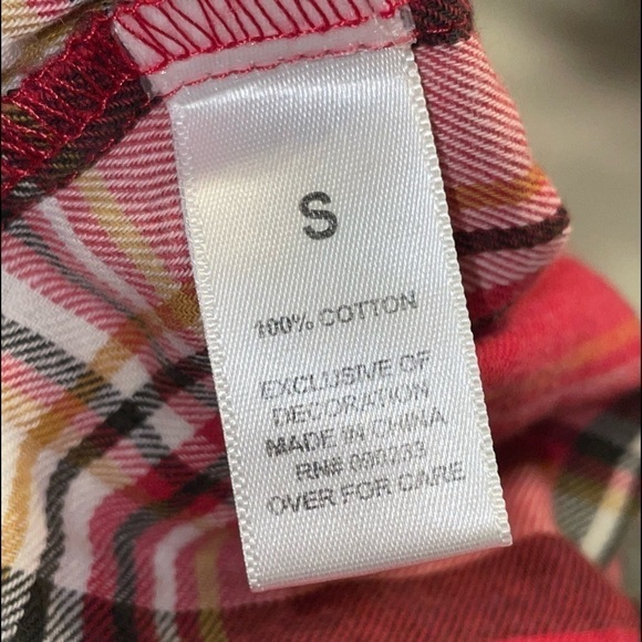 L.A. Hearts Plaid Long Sleeve Button Down Cropped Shirt Size Small - Picture 6 of 8